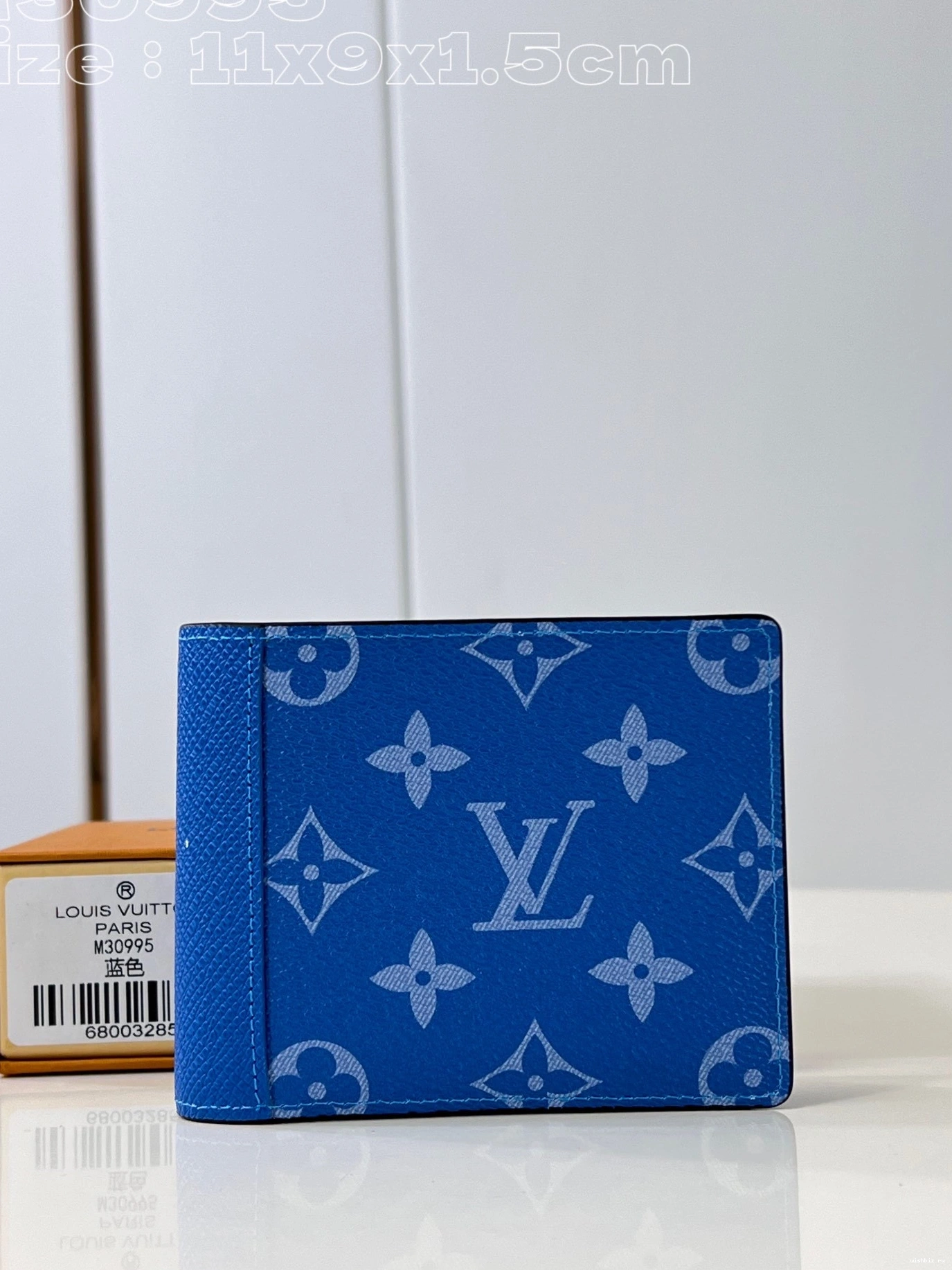 WIS WALLET-11.5-9-1.5cm VUITTON MULTIPLE LOUIS 0822
